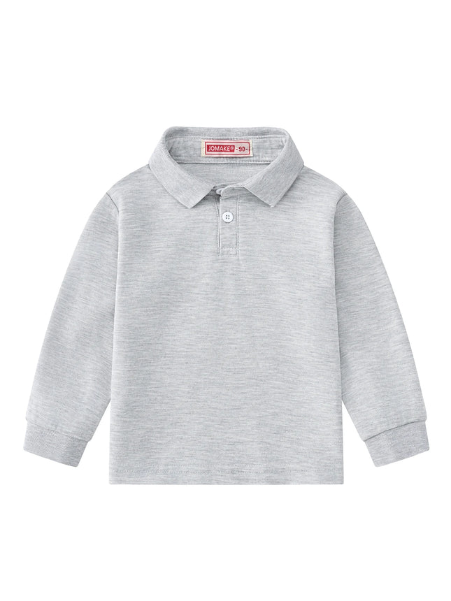Foreign Trade Spring and Autumn New Style Boys and Girls Fashion 1-15 Year Old Long Sleeve Polo Shirt