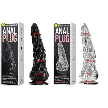 Threaded Octopus Tentacles, Simulated Anal Plug, Adult Sex Toy, Men's And Women's Anal Expanders, Prostate Massager, Suction Cup