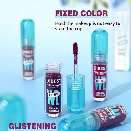 1PC mirror lip gloss, moisturizing, lightweight, non greasy, long-lasting luster, non stick to cup lip gloss