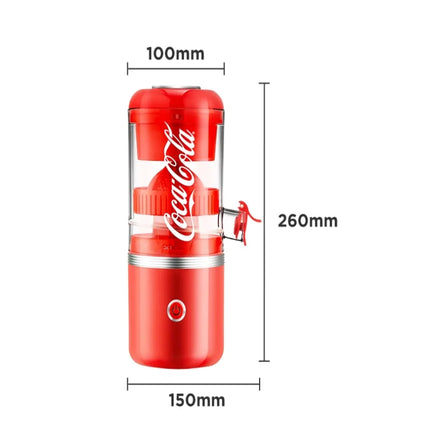 CoCa Cola Portable USB Personal Mini Juicer Cup Multifunctional Electric Travel Juicer Cup Detachable Kitchen Blender