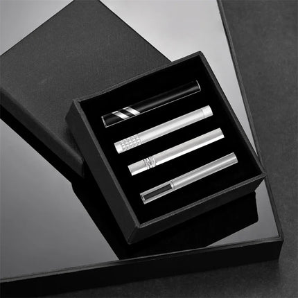 Minimalist Tie Clip For Men Tie Clip To Man Shirt Business Party Gift Box Jewelry Men's Cuff Luxury Man Fashion Cufflinks Lawyer