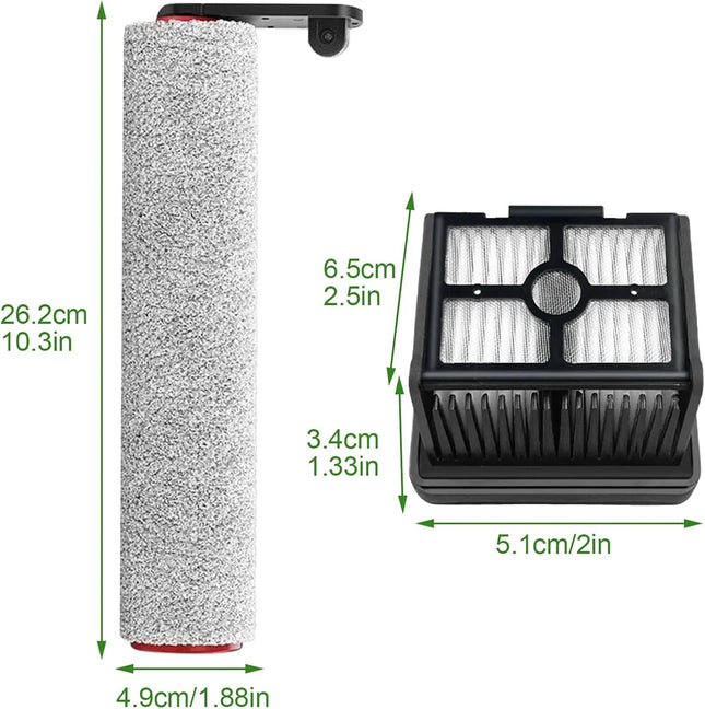 Dreame H12 Pro / H12 Plus Soft Brush Spare Parts Wet Dry Vacuum Cleaner Roller Hepa Filter Accessories