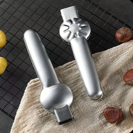 2 In1 Chestnut Opener Machine Chestnut Clip Walnut Pliers Sheath Cutter Nut Cracker Sheller Kitchen Tool Walnut Clip Accessories