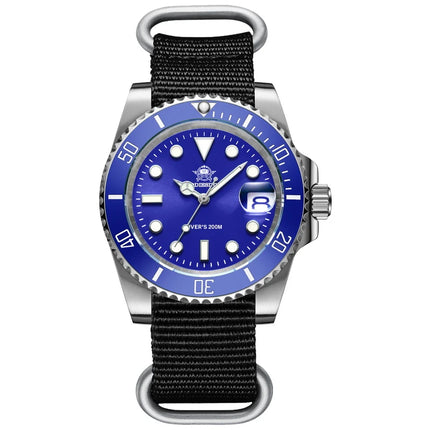 ADDIESDIVE Classic Men's Quartz Watch 20Bar Waterproof Super Luminous Diving Watches Stainless Steel Ceramic Bezel MY-H3-2 Watch