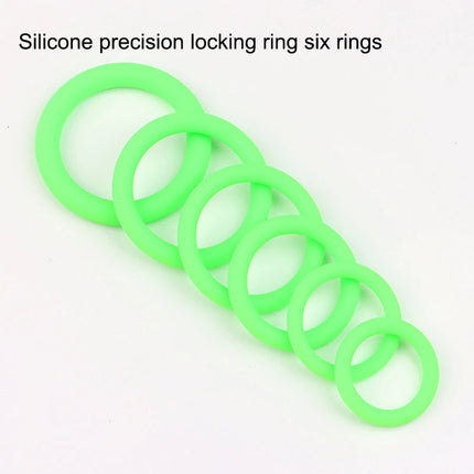3/6Pcs Silicone Lock Ring for Men Ejaculation Delay Screw Eye Penis Ring Foreskin Hindrance Adult Sexual Health Product