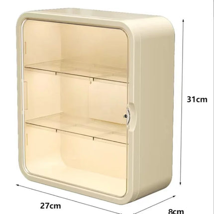 Wall hanging no punching family installation standing medical cabinet drug toy storage rack multi-layer storage box