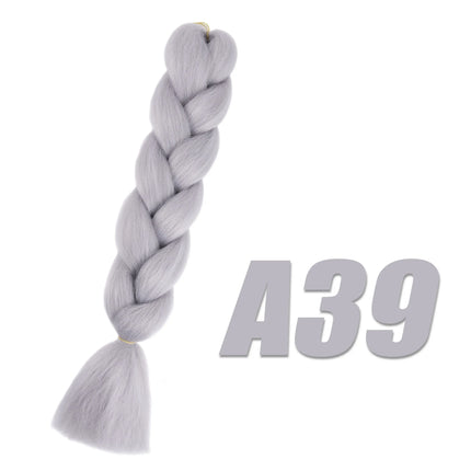 Wigundle Box Jumbo Kanekalon Braiding Hair Pre Stretched Synthetic Crochet Hair Braids Hair Extensions Accessories For Girls