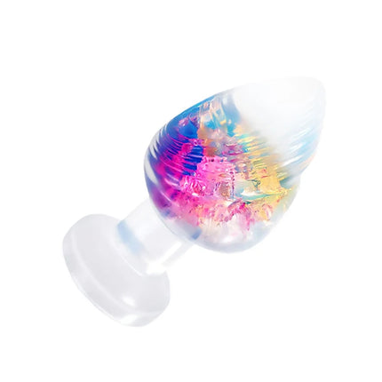Liquid Silicone Anal Plug Smooth Soft Easy To Clean Anus Plug Rainbow Jelly Butt Plug Dildos Adult Sex Toys Couples Adults Game