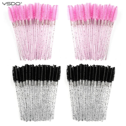 YSDO 5/50 Pcs Eyelash Brushes Makeup Brushes Eyebrow EyeLash Brushe Mascara Wands Applicator Eye Lashes Cosmetic Brush Tools