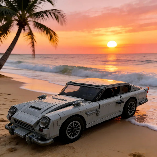 Classic Retro Vehicle Building Blocks Model Set  Building Blocks Technique Car MOC Educational Construction Toys for Adults Kids