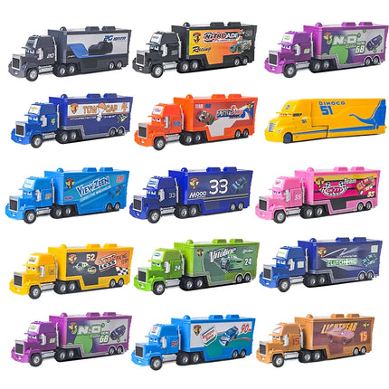 Lot lorry racing model Cars 2 3 Toy Car Lightning Mack Uncle Dinoco cruz ramirez Chick Hicks King Racer Collect Alloy Truck Gift