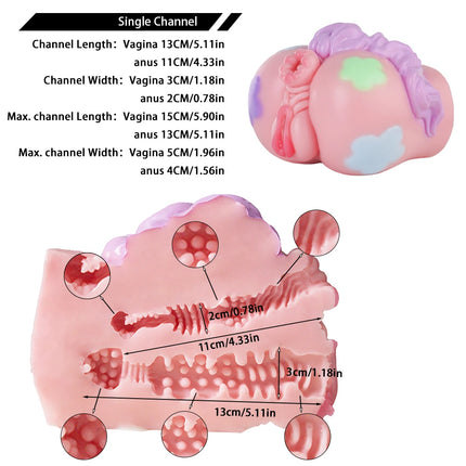 NNSX Pink Realistic Male Masturbator Silicone Onahole Sex Toys Lifelike Pocket Pussy Vagina Textured Adult Toys Stroker