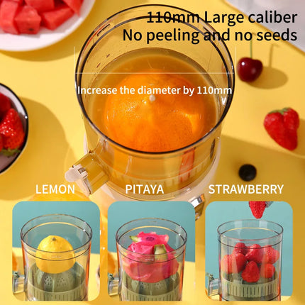 Compact portable electric juicera new multi-functional orange juice machine specifically designed for separating fruit pulp