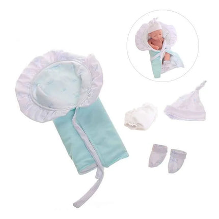 For 12inch 30cm Baby Born Doll Winter Plush Romper Pajamas Outfit Clothing Doll Swaddle Knitted Sweater Suit+Socks Set Clothes