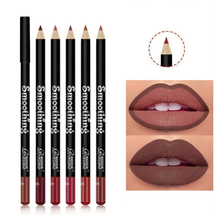 12 pcs Long-Lasting Lipstick Set with Professional Lip Liner Pencil and Matte Lip Gloss Makeup for Women Valentine's Day Gifts