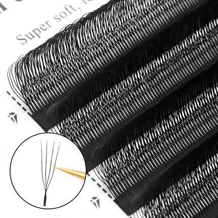 XIUSUZAKI  U-Shaped YY 3D 4D 5D W Eyelash Extensions New Style U/W Lashes Extension Mink Premade Volume Fans False Eyelashes