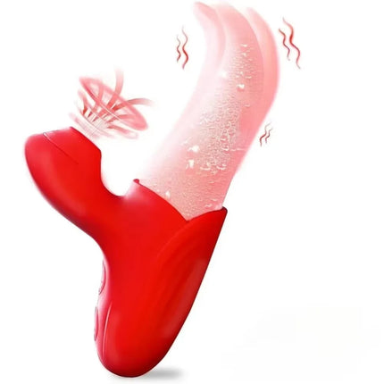 Powerful Tongue Vibrator Female Licking Clitoris Nipple Stimulator Sucking Vagina Massager Masturbation Sex Toys for Women 18+