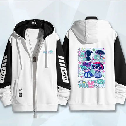 Anime Alien Stage Series Hoodies Print Coat Men's Clothing New in Hoodies & Sweatshirts Zip Up Hoodies Clothes for Man Women