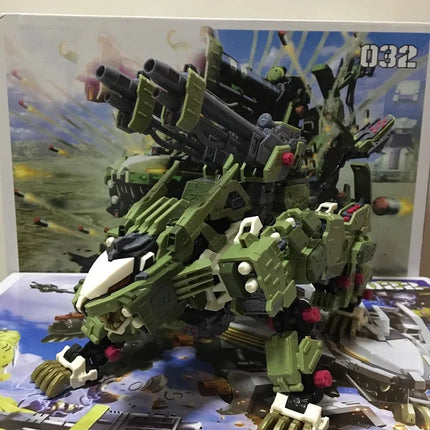 BT Building Blocks ZOIDS RZ-041 Liger ZERO Panzer Green Lion 1:72 Scale Full Action Plastic Kit Assemble Model Birthday Gifts