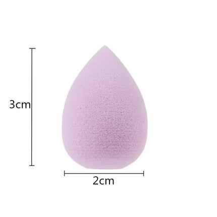 8 Pcs Mini Makeup Sponges with Storage Box - Ideal for Foundation, Cream Concealer Blending in Daily Makeup Routine
