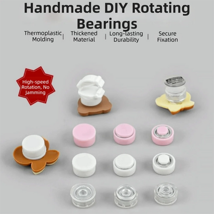 50Pcs 360°Rotation Mini Rotating Bearings 3 Size High Precision Ball Bearing Accessories Mini Smooth Spin Spinner Mechanism