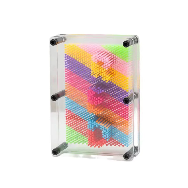 3D Clone Pin Compression Art Clone Hand Model Children's Toy Screen Insertion Pin Board Sculpture Painting Carving Illustration