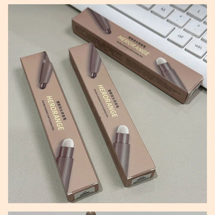 Nose Shadow Bronzer Contouring Makeup Pen Natural Grey Brown Three-dimensional Face Matte Shadow Cream Contour With Brush Makeup