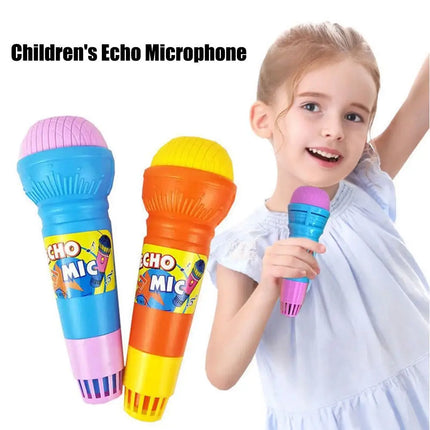 Funny Kid's Echo Microphone Toys No Batteries Required Physical Echo Musical Early Education Toys Enlightenment Portable