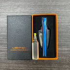 Blue with box
