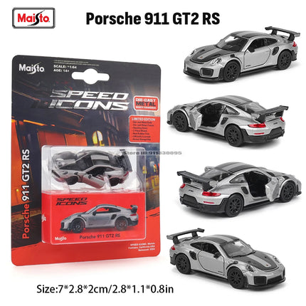 Maisto 1:64 Ferrari 812 Superfast SF90 SP1 Lamborghini 37 Chassis full alloy die-casting car model collection gift toys