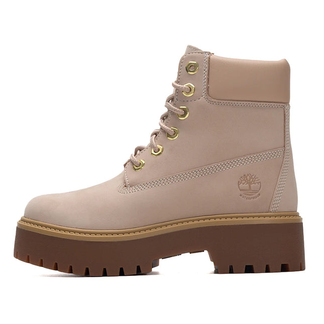 Timberland Women's Casual Shoes Outdoor Hiking Shoes Workwear Thick-Soled Height-Increasing High-Top Boots A6Awcdr1