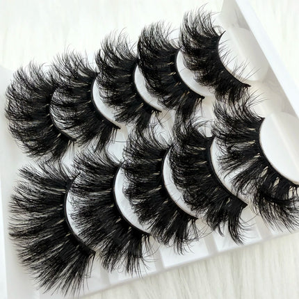 5 Pairs 3D Faux Mink Lashes Dramatic Volume Thick Lashes Fluffy Natural False Eyelashes Thick Dramatic faux Mink Eyelashes