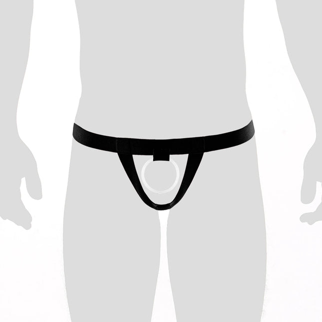 Men's Sexy Thong Exotic Lingerie Cockring Underwear G String Penis Cock Ring Panties Open Crotch Underpants Hombre