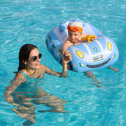 Kids Car Swimming Seat Float Ring Inflatable Infant Floating For Summer Swim Boat Circle Bathing Water Toy with