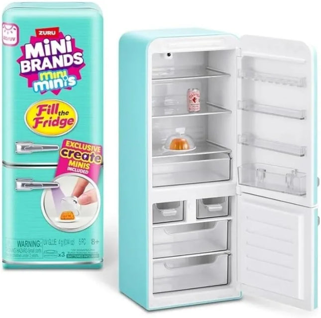 Mini Fridge Surprise Ball w/ 30+ Food Figures - Mystery Blind Box Collectible Kids Gift  surprise box mistery box