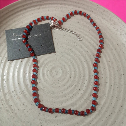 2026 Handmade Resin Star Fruit Ceramic Fish Rice Beads Choker Beaded Necklace For Women Beach Party Aesthetic Charm Jewelry Gift