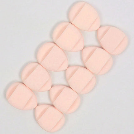 10/50Pcs Finger Cushion Powder Puff,With Air Cushion Powder Puff, Latex-Free Blending Sponge And Makeup Puff