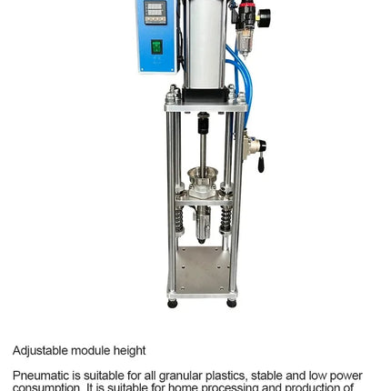 20g Mini Vertical Plastic Injection Molding Machine 350℃ 110V/220V for Small Production Mold Maker for Polymer ABS PVC USB Toy