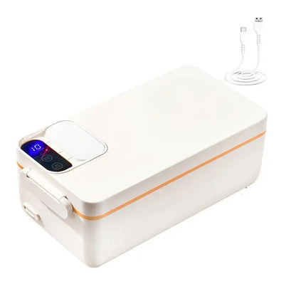 【SELL FAST 】Cordless Electric Heated-Lunch Box-Rechargeable Portable Food Timer Heater For Keeping Hot Meals-For Men Women Adult