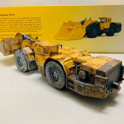 Atlas Copco Scooptram ST14 Underground Loader Muddy Edition 1/50 Scale DieCast Model New Box