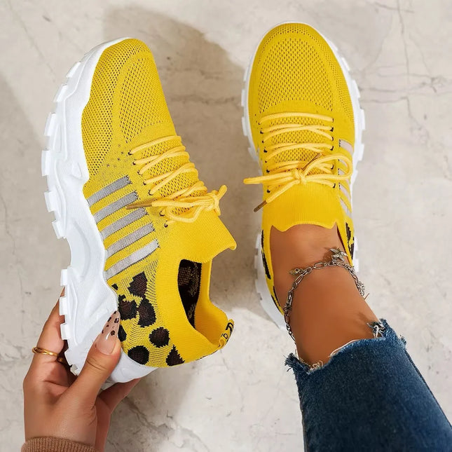 [Leopard print sneakers] lightweight and breathable  Leading the way women's casual sneakers.women's shoes sale shoes