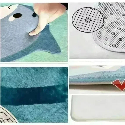 Racing Theme Carpet Mat Rug - Motorcycle & Sports Car Design Home Decoration for Game Room Living Room Rugs for Bedroom Carpet