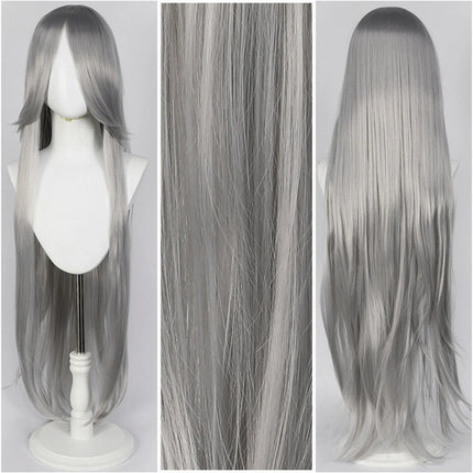 Long Straight Cosplay Wig 100CM Multiple Colors Pink Blonde Black Anime Costume Wig Universal Synthetic Cos Wig Daily Party Wig