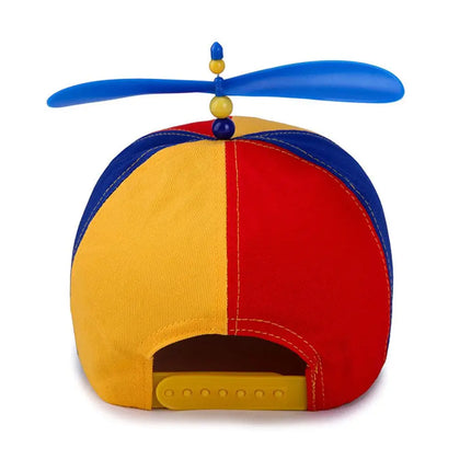 Bamboo Dragonfly Rainbow Sun Cap Funny Adventure Dad Hat Snapback Hat Helicopter Propeller Design for  Boys Girls Adult
