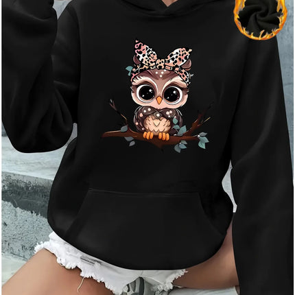 Basic Polyester Hoodie Alphabet Print 100_ Polyester Women Autumn and winter  Comfortable Pullover Crewneck Loose Female Clothes