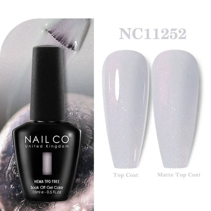 NAILCO 131Colors TPO FREE HEMA Vernis Semi Permanent UV Varnish Gel Nail Polish Nails Art Gel Manicure TOP BASE Varnish Hybrid