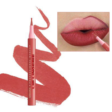 Matte 12 color lipliner, outline lip lipstick lipliner, waterproof, sweat resistant, smooth, dripping liquid lip liner