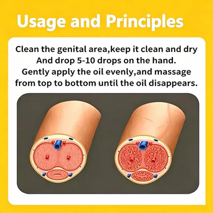 Men's Penis Growth Oil For Man Dick Help Male Potency Penis Growth Oil Men Potence Increase Erection Oil Penis Enlargement oil