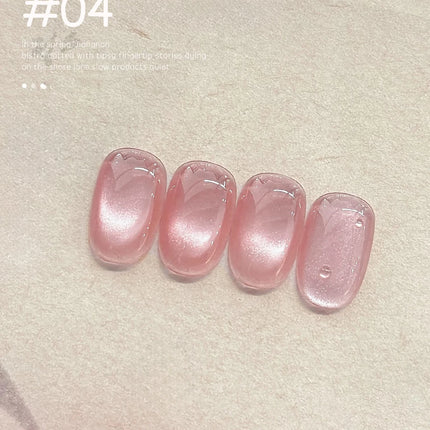 WS 10ml Light Flow Cat Magnetic Gel Nail Polish for Whitening in Autumn And Winter Semi Permanent Gel Manicure DIY Nail Art
