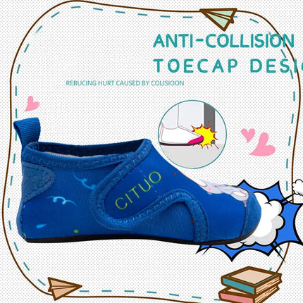 2024 New Children Beach Shoes Water Socks Boys And Girls Home Shoes Baby Indoor Socks Cartoon Unicorn Kids Slippers